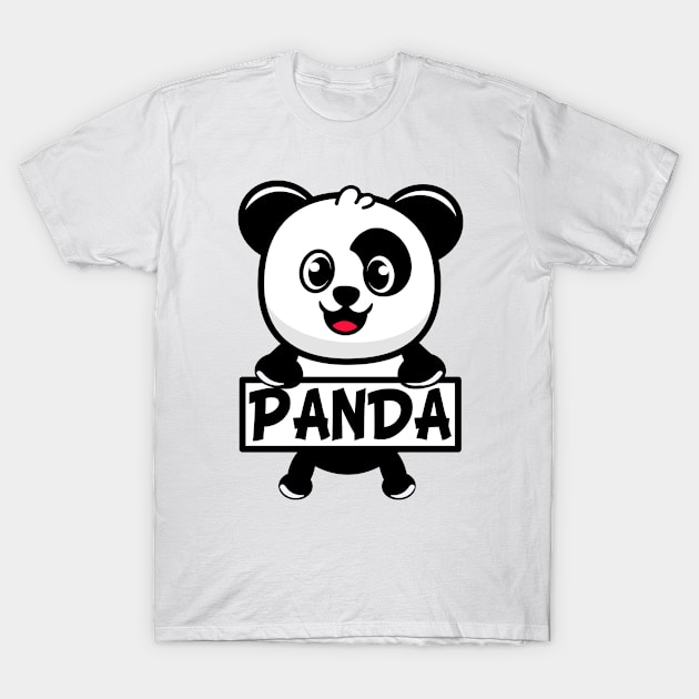 Baby-Panda Children Gift T-Shirt by POS